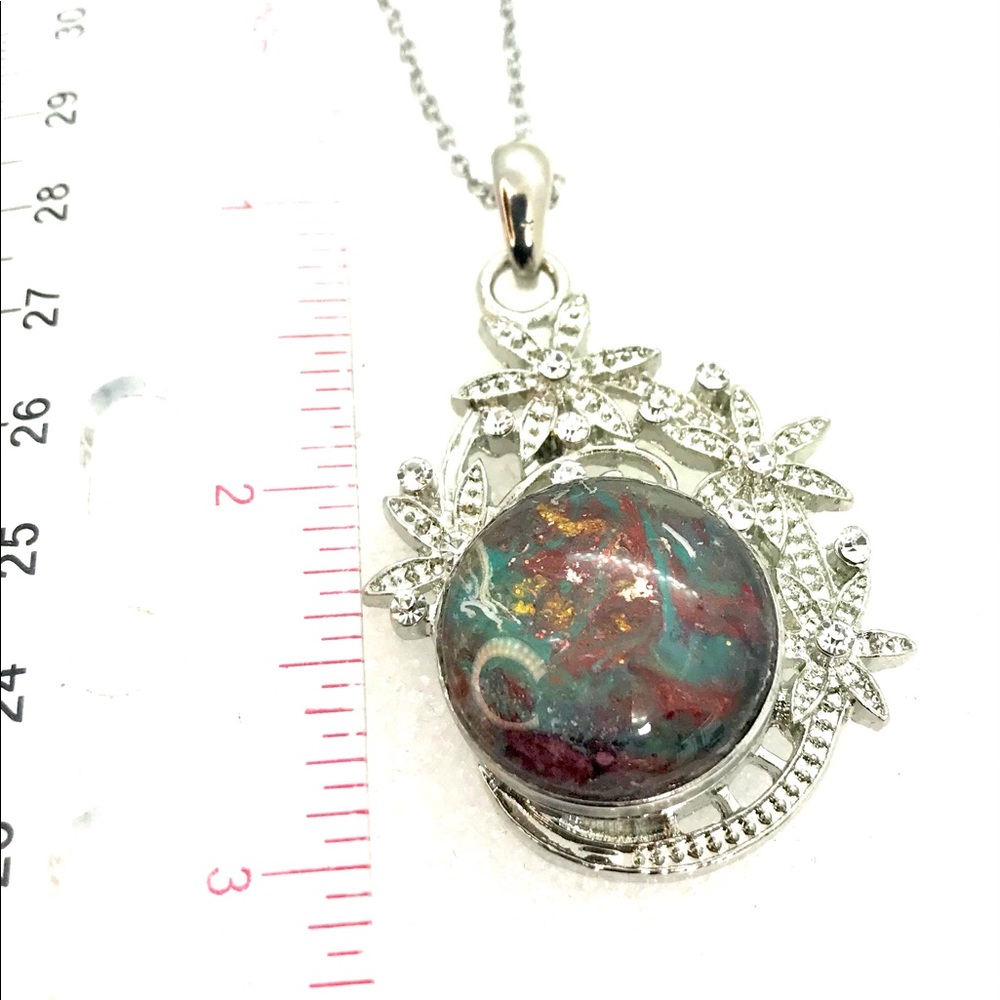 Necklace with handmade 20mm snap SN20